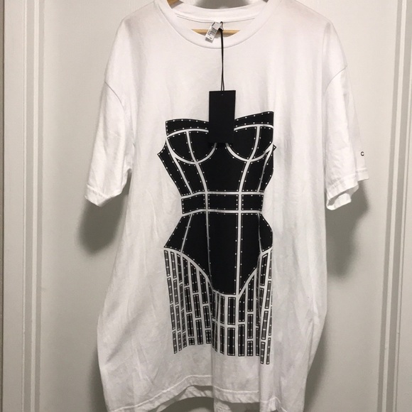 Chromat cage t shirt white Sz XXL - Picture 2 of 3